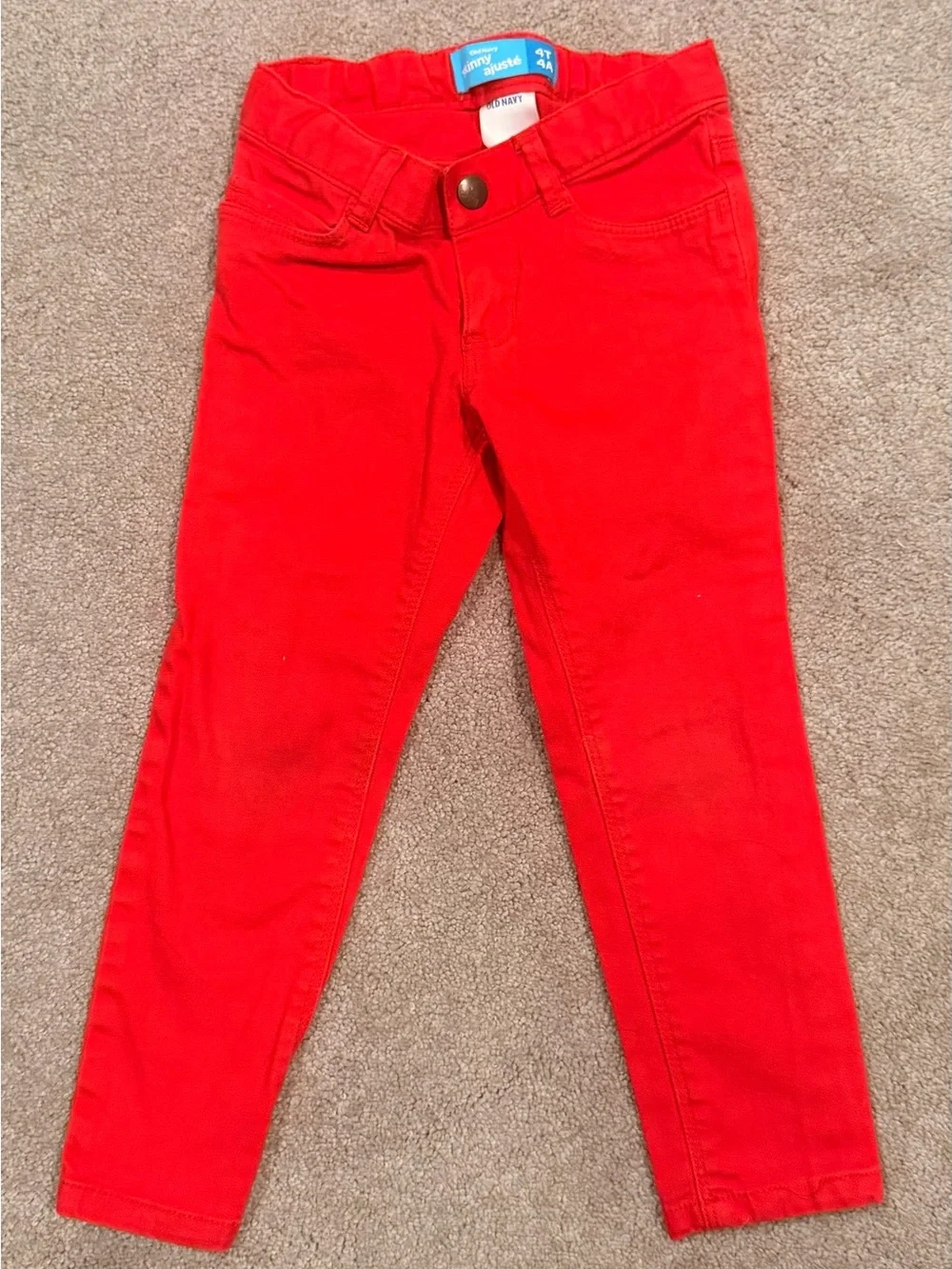 Old Navy Bright Red Girls' Skinny Jeans